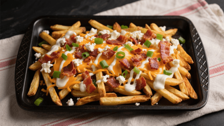 bacon cheese fries with ranch 3 cheese fries recipe