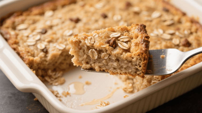 Banana Baked Oatmeal with Greek Yogurt