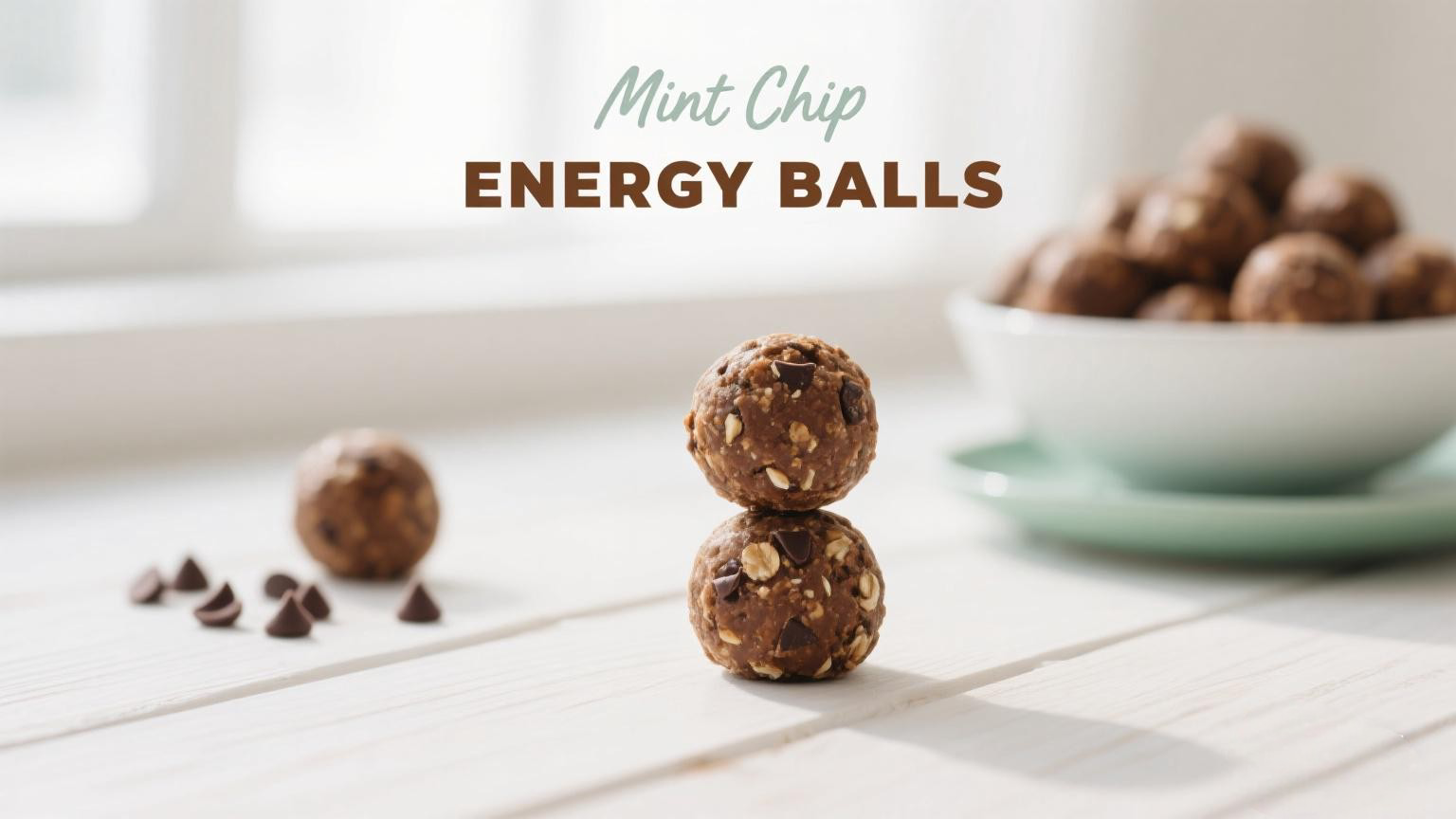 Need a post workout snack that’s made with real ingredients and loaded with protein? Make these High-Protein Mint Chip Energy Balls for a guilt-free treat you can feel good about making at home.