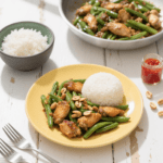 Got 20 minutes? Cook this Healthy Kung Pao Chicken using only 8 simple ingredients for a protein-packed dinner that is also paleo-friendly.