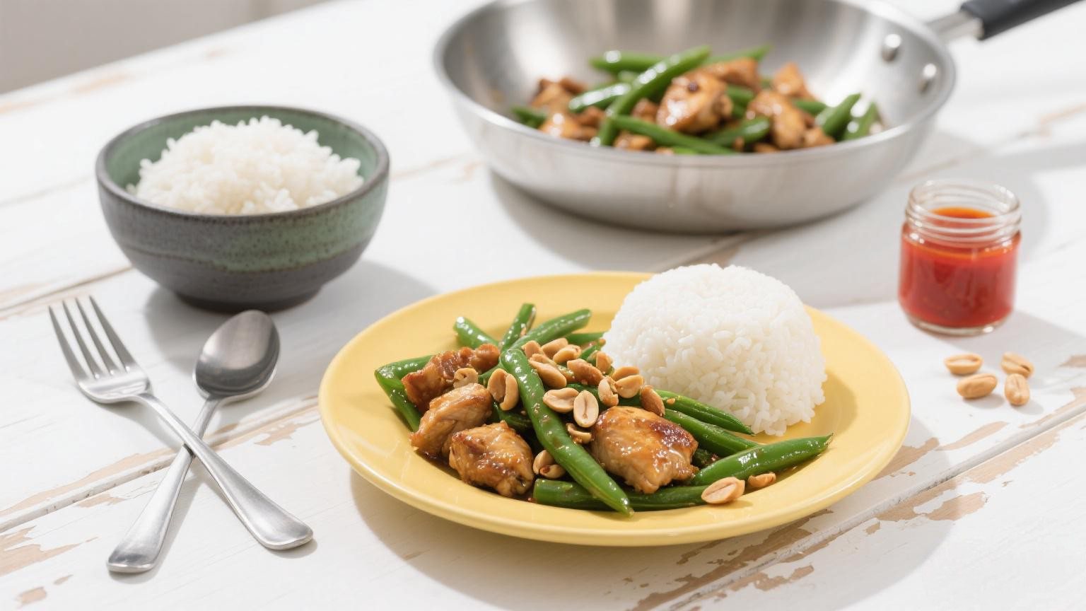 Got 20 minutes? Cook this Healthy Kung Pao Chicken using only 8 simple ingredients for a protein-packed dinner that is also paleo-friendly.