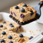 This Blueberry Baked Oatmeal bakes up soft, creamy, and naturally sweet, so you get a healthy breakfast that tastes comforting, satisfying, and simple enough to prep ahead for the week.