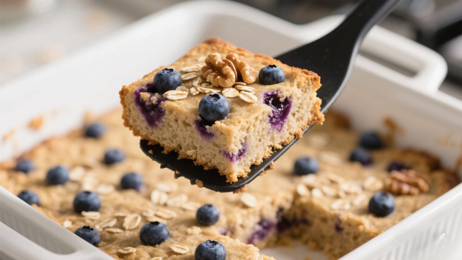 This Blueberry Baked Oatmeal bakes up soft, creamy, and naturally sweet, so you get a healthy breakfast that tastes comforting, satisfying, and simple enough to prep ahead for the week.