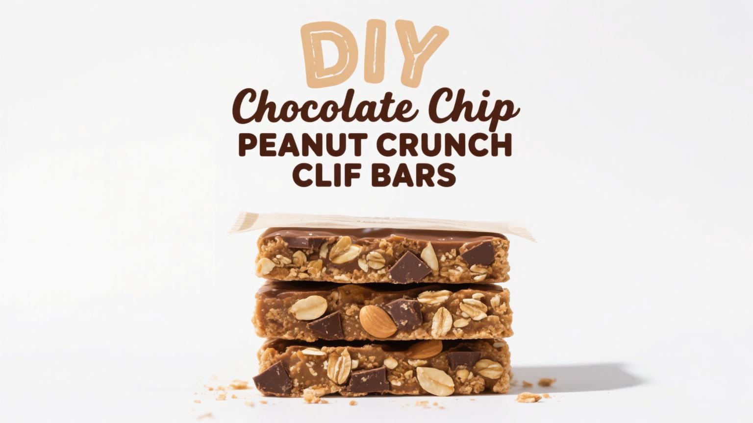 Make your own homemade clif bars using only a few simple ingredients. They are gluten and refined-sugar free, so they work well as a healthy snack.