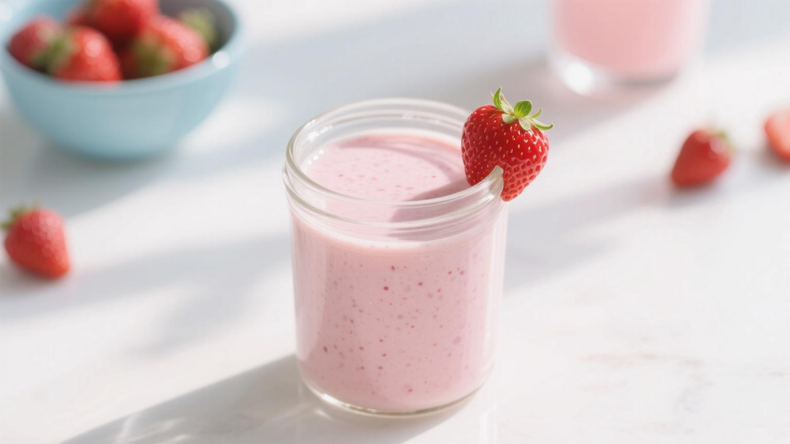 Grab a spoon and prepare this thick, delicious Pineapple Upside-Down Strawberry Smoothie as a breakfast treat or a post workout snack.