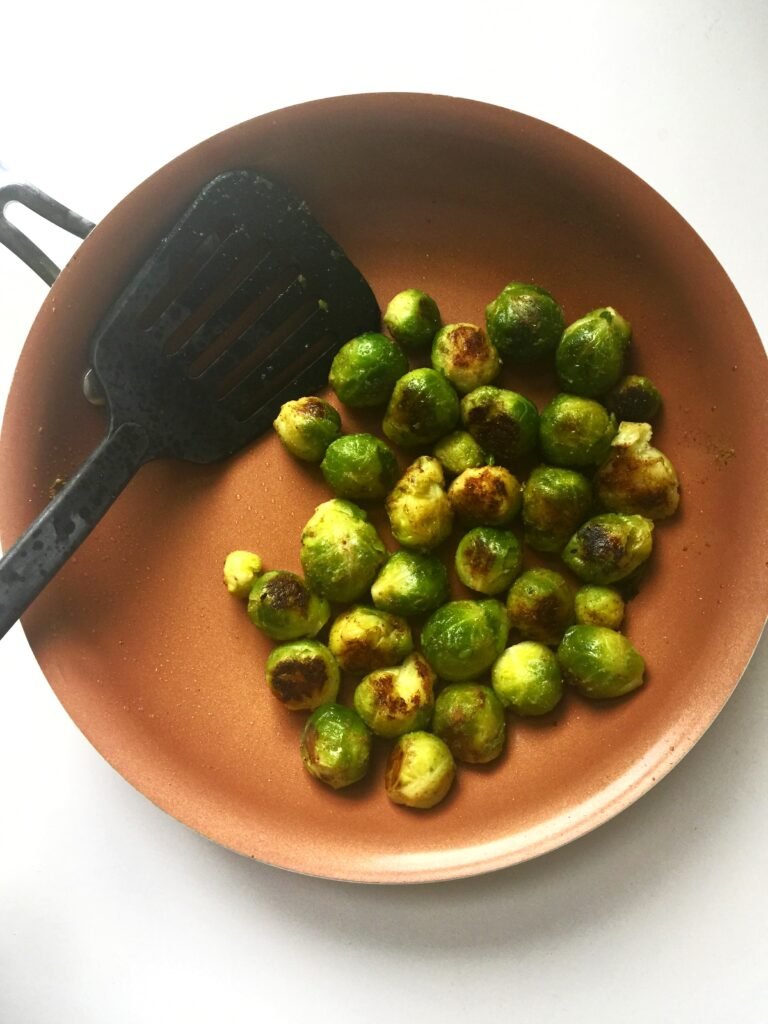 Garam Masala Brussels Sprouts {Vegan + GF} – Whisk & Shout