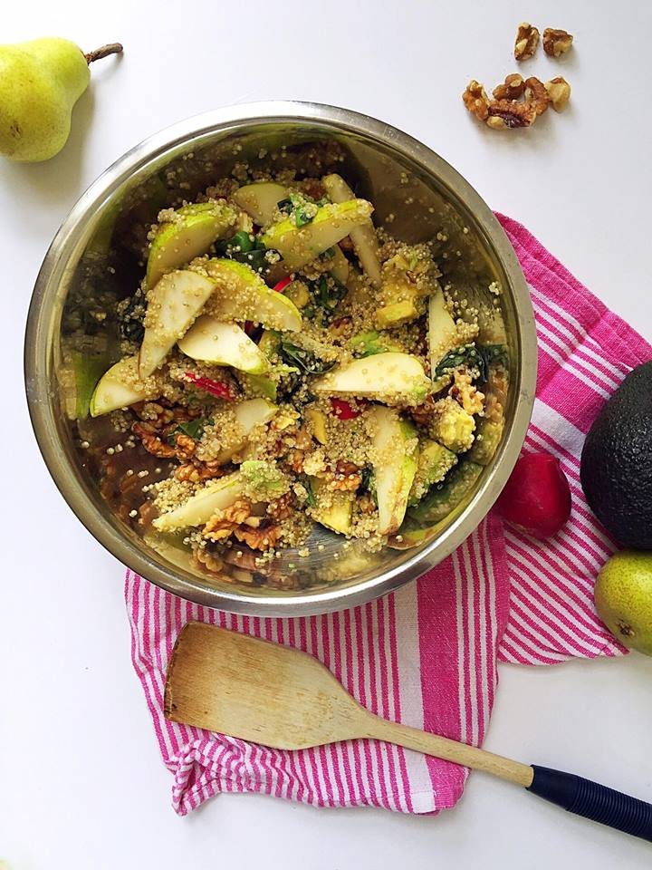 Quinoa Pear Salad {Vegan + GF} – Whisk & Shout