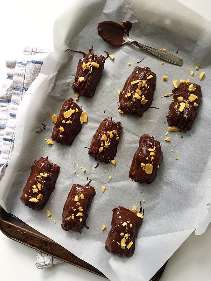 {Vegan + GF} Peanut Butter Caramel Candy Bars! – Whisk & Shout