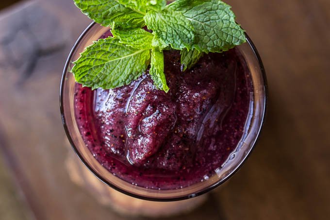 Frozen Blueberry Mojito (Gluten-Free, Vegan) – Salted Plains