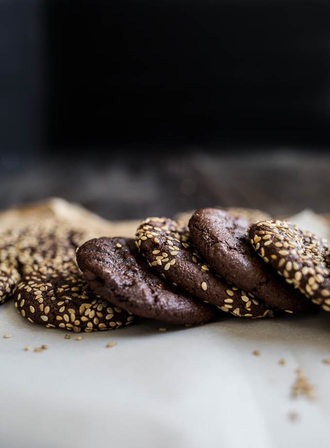 Chocolate Tahini Cookies (Gluten-Free, Vegan) – Salted Plains