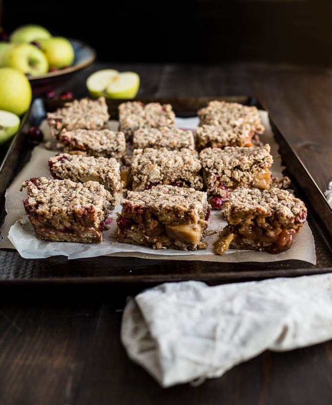 Gluten-Free Cranberry Apple Crumble Bars – Salted Plains