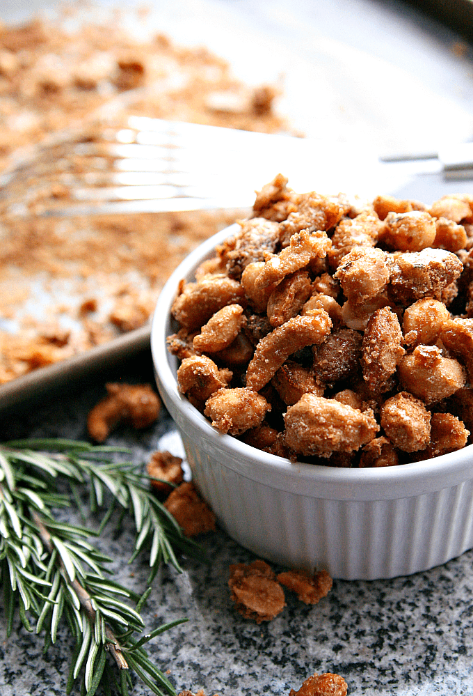 Candied Rosemary Nuts – Amy in the Kitchen