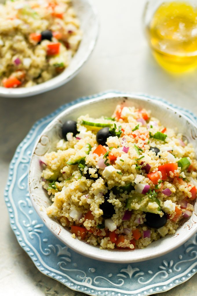 Quinoa Greek Salad – Primavera Kitchen