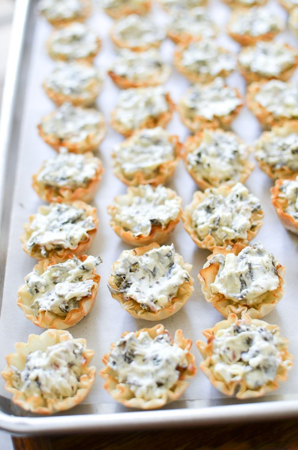 Mini Spinach Artichoke Tarts