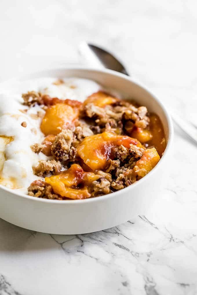 Easy Peach Crisp
