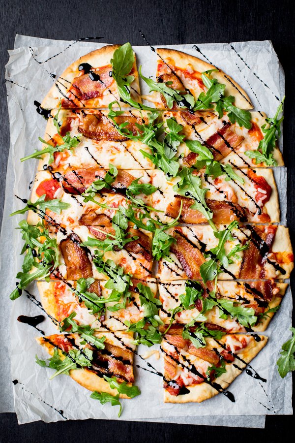 Bacon and Arugula Pizza – So Munch Love
