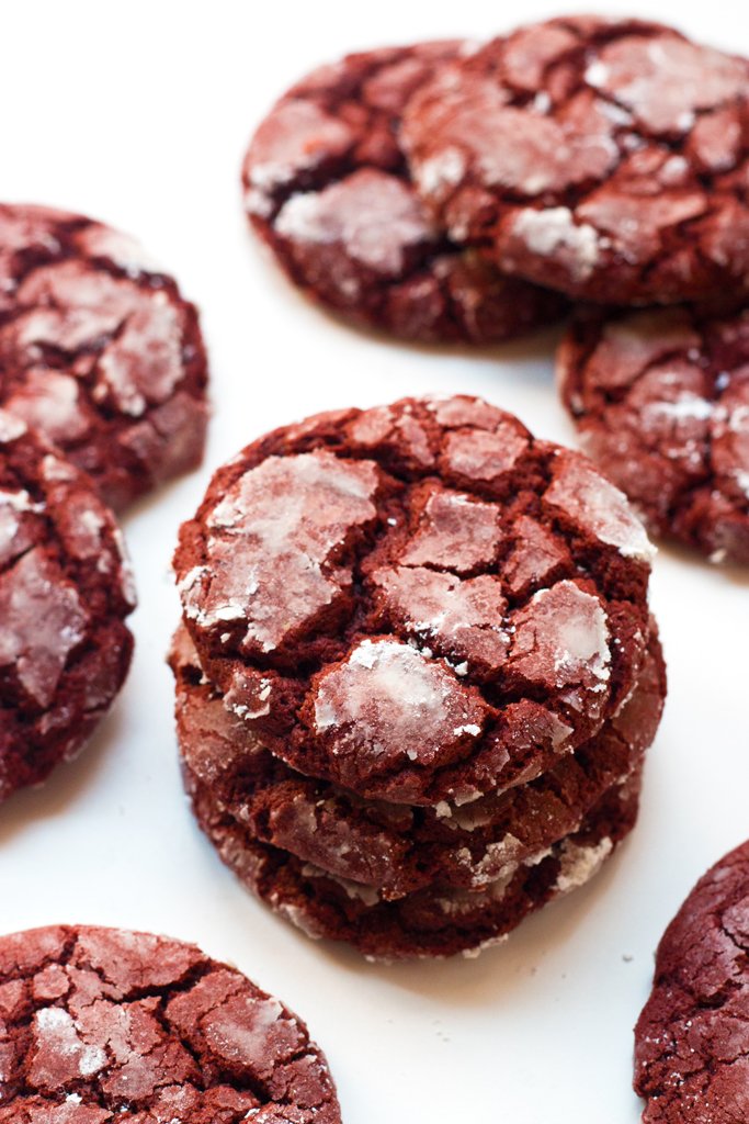 Gluten-Free Red Velvet Crinkle Cookies [+Dairy-Free] – Grain Changer
