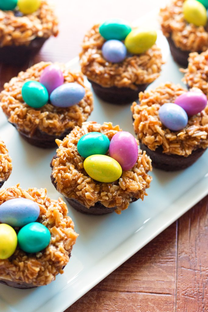 Gluten-Free Bird Nest Brownie Bites – Grain Changer