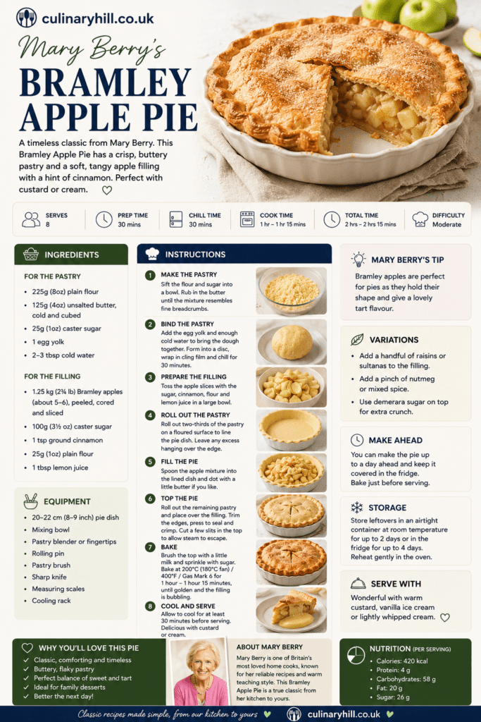 Mary berry bramley apple pie