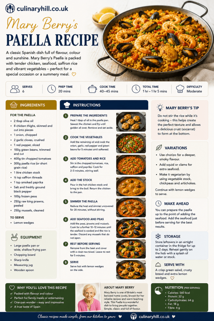 mary berry paella recipe