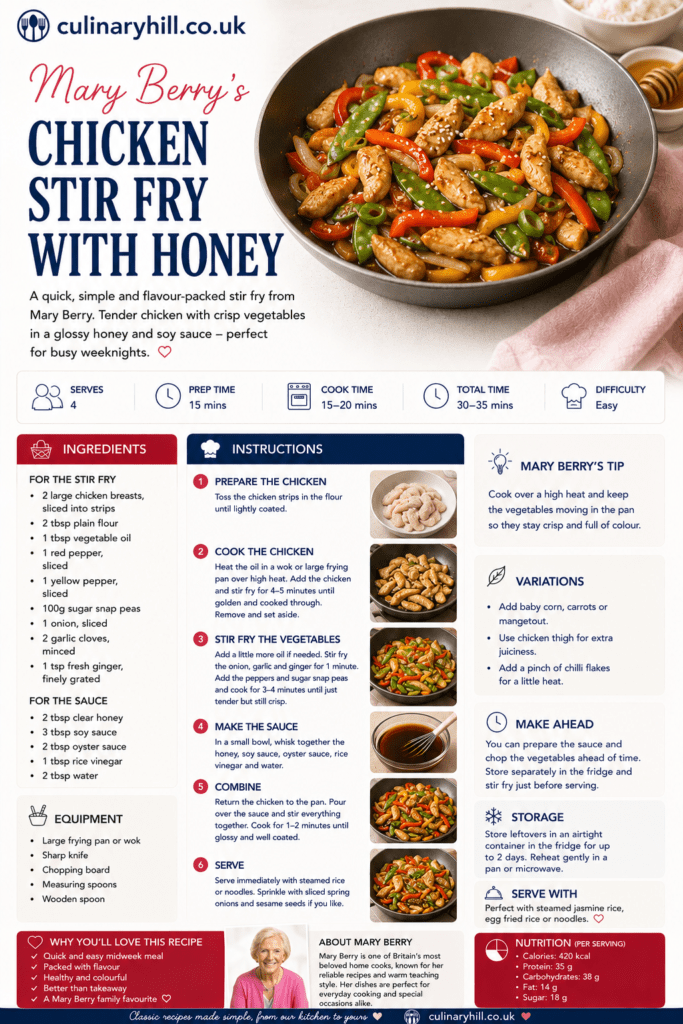mary berry chicken stir fry with honey