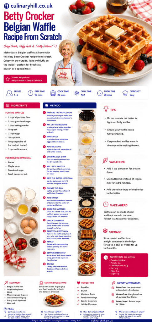 betty crocker belgian waffle recipe from scratch