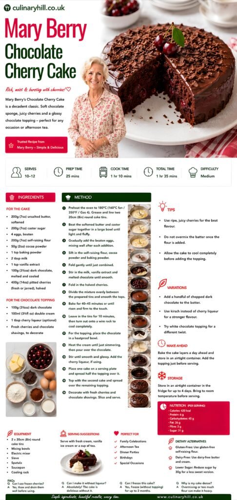 Mary Berry Chocolate Cherry Cake
