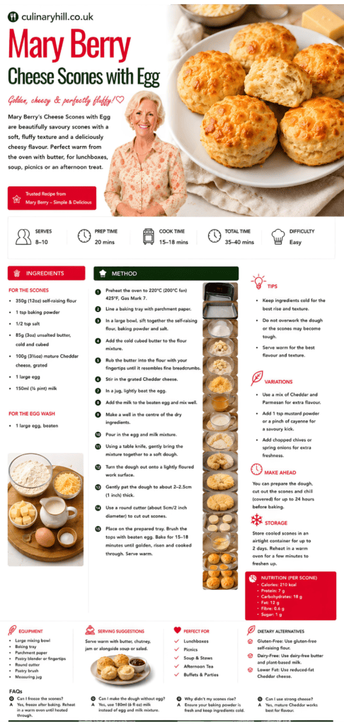 mary berry cheese scones with egg