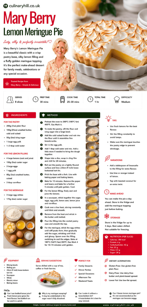 mary berry lemon meringue pie