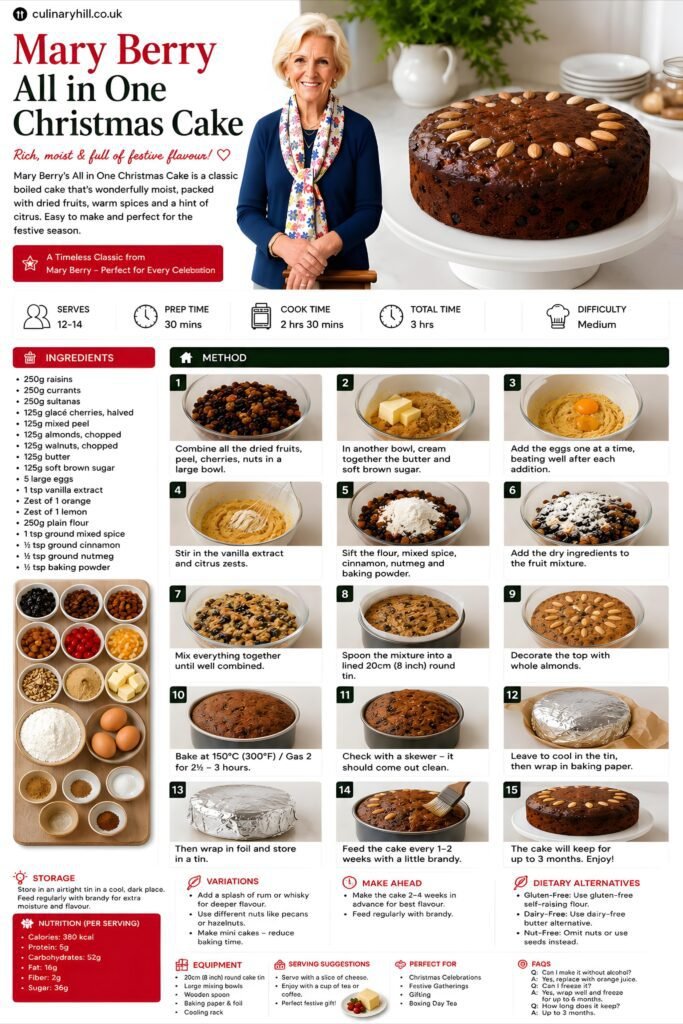 mary berry all in one christmas cake