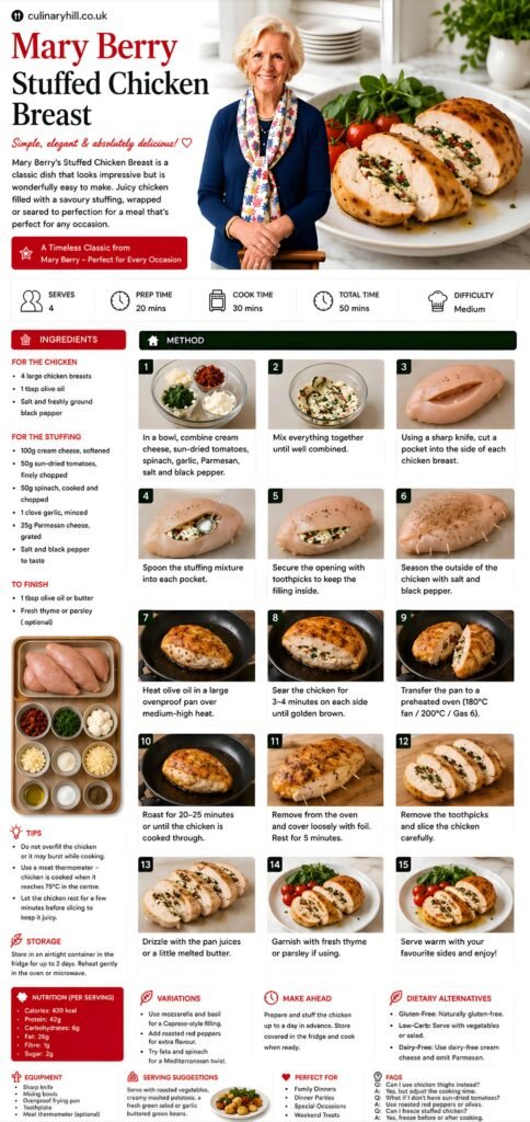 mary berry stuffed chicken breast