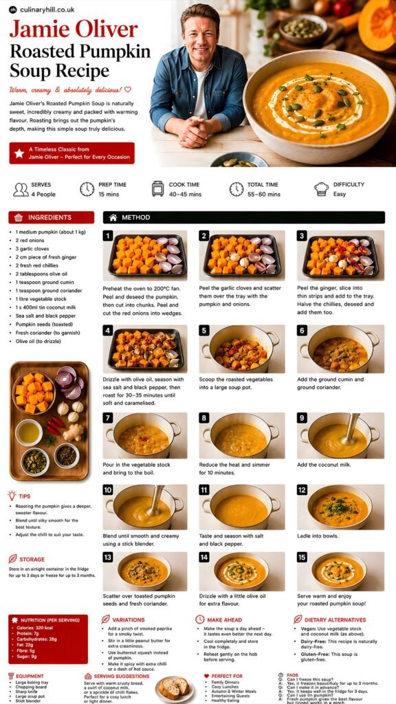recipe roasted pumpkin soup jamie oliver