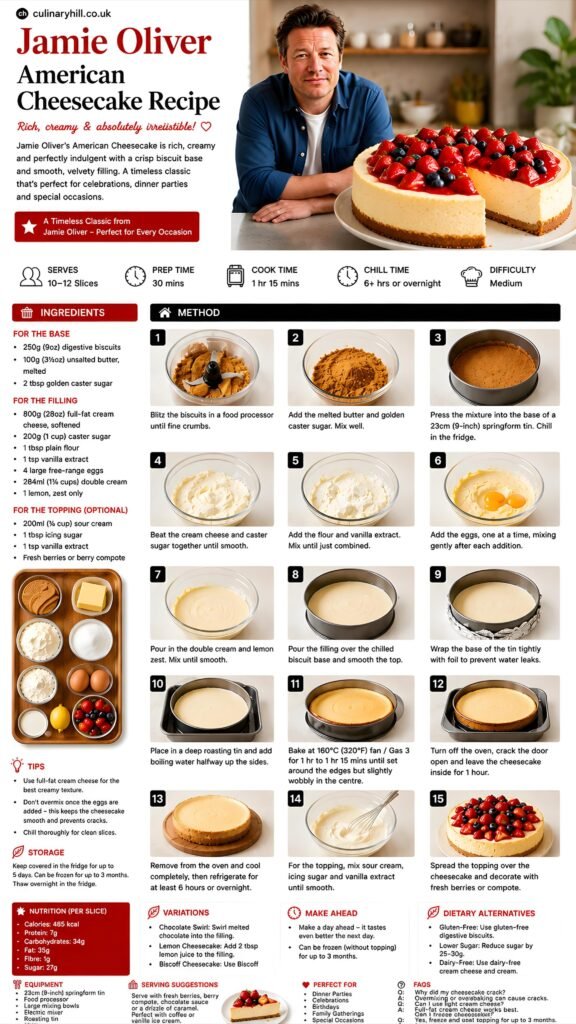 american cheesecake recipe jamie oliver