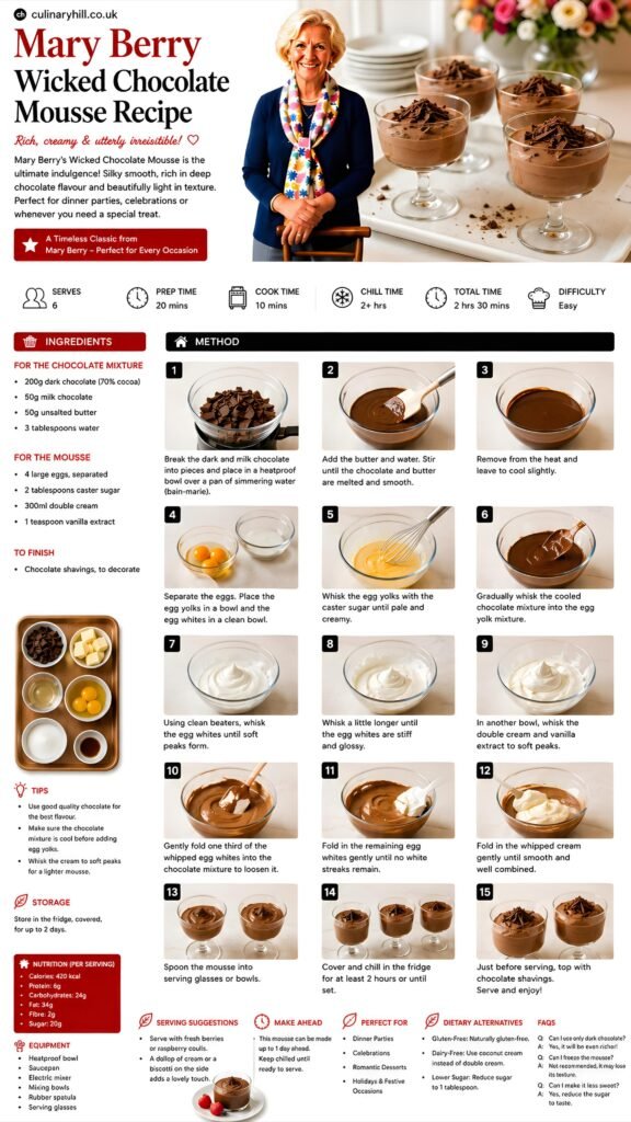 mary berry wicked chocolate mousse