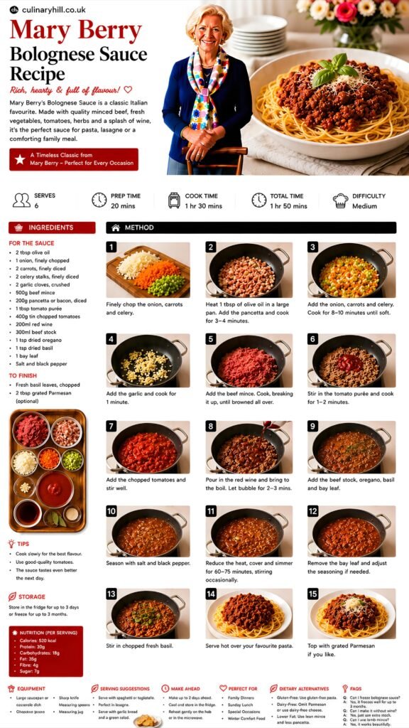 mary berry bolognese sauce recipe