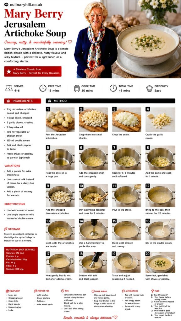 mary berry jerusalem artichoke soup