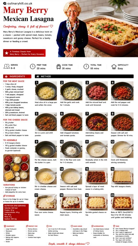 mexican lasagna mary berry