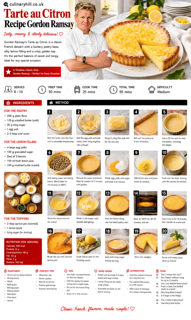 tarte au citron recipe gordon ramsay