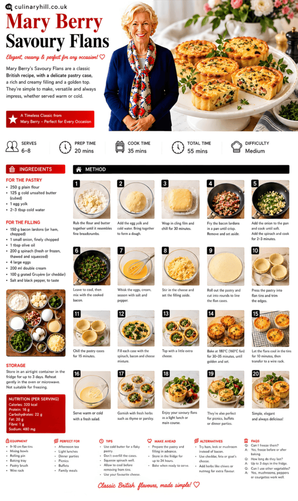 mary berry savoury flans